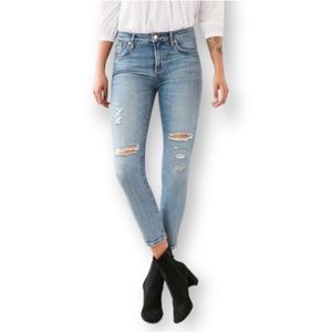 Agolde Sophie Distressed Skinny High Rise Jeans size 27